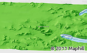Political 3D Map of the area around 61° 39' 52" N, 43° 16' 29" W