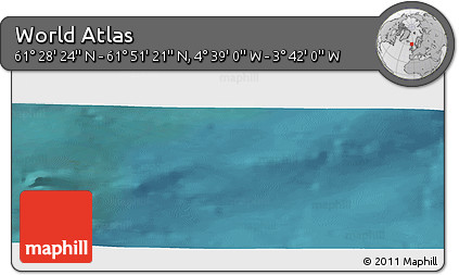 Satellite Panoramic Map of the Area around 61° 39' 52" N, 4° 10' 30" W