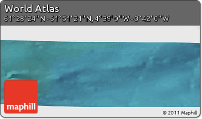 Satellite Panoramic Map of the Area around 61° 39' 52" N, 4° 10' 30" W