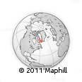 Outline Map of the Area around 61° 39' 52" N, 56° 52' 30" W, rectangular outline