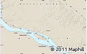 Shaded Relief Map of the area around 61° 39' 52" N, 68° 4' 29" E
