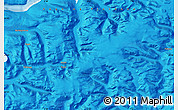 Political Map of the area around 61° 39' 52" N, 6° 52' 30" E