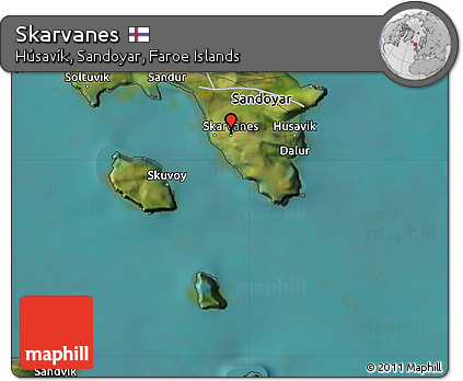 Satellite Map of Skarvanes