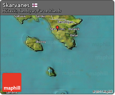 Satellite Map of Skarvanes