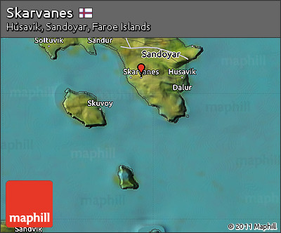 Satellite Map of Skarvanes