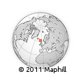 Outline Map of Froðba, rectangular outline