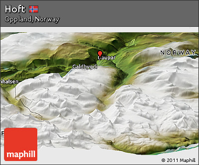 Satellite Panoramic Map of Hoft