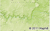 Physical Map of the area around 61° 39' 52" N, 98° 40' 30" E