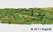 Satellite Panoramic Map of the area around 61° 39' 52" N, 9° 25' 30" E
