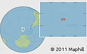 Savanna Style Location Map of the area around 61° 5' 28" S, 106° 10' 30" W