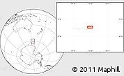 Blank Location Map of the area around 61° 5' 28" S, 154° 46' 30" E