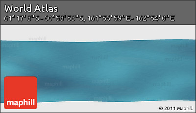 Satellite Panoramic Map of the Area around 61° 5' 28" S, 162° 25' 30" E