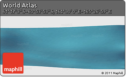 Satellite Panoramic Map of the Area around 61° 5' 28" S, 164° 58' 29" E