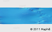 Shaded Relief Panoramic Map of the area around 61° 5' 28" S, 177° 43' 29" E