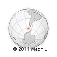 Outline Map of the Area around 61° 5' 28" S, 78° 58' 29" W, rectangular outline