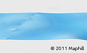 Physical Panoramic Map of the area around 61° 26' 8" S, 160° 43' 29" E