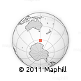 Outline Map of the Area around 61° 46' 42" S, 149° 40' 30" E, rectangular outline