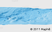 Shaded Relief Panoramic Map of the area around 61° 46' 42" S, 55° 10' 29" W