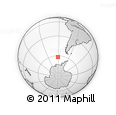 Outline Map of the Area around 61° 46' 42" S, 91° 43' 29" W, rectangular outline