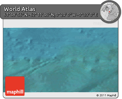 Satellite 3D Map of the Area around 62° 0' 21" N, 0° 4' 30" E