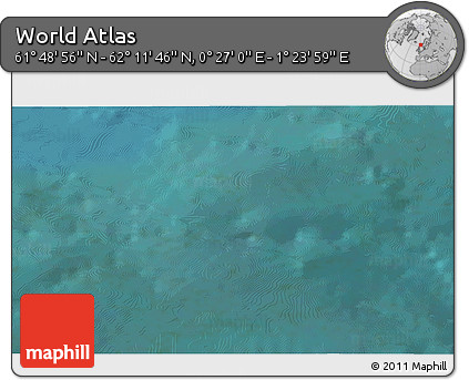 Satellite 3D Map of the Area around 62° 0' 21" N, 0° 55' 29" E
