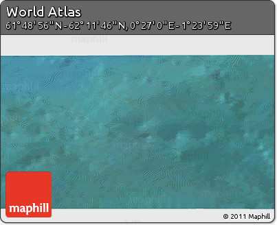 Satellite 3D Map of the Area around 62° 0' 21" N, 0° 55' 29" E