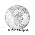 Outline Map of the Area around 62° 0' 21" N, 100° 13' 29" W, rectangular outline