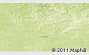 Physical 3D Map of the area around 62° 0' 21" N, 101° 13' 29" E