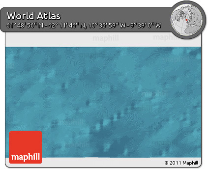 Satellite 3D Map of the Area around 62° 0' 21" N, 10° 7' 30" W
