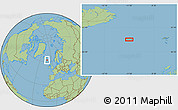 Savanna Style Location Map of the area around 62° 0' 21" N, 11° 49' 29" W