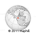 Outline Map of the Area around 62° 0' 21" N, 121° 28' 29" W, rectangular outline
