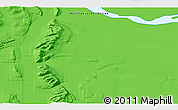 Political 3D Map of the area around 62° 0' 21" N, 123° 10' 30" W