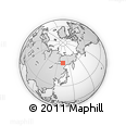 Outline Map of the Area around 62° 0' 21" N, 134° 22' 30" E, rectangular outline