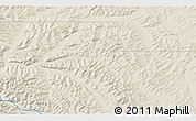 Shaded Relief 3D Map of the area around 62° 0' 21" N, 157° 10' 30" W