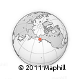Outline Map of the Area around 62° 0' 21" N, 158° 52' 30" W, rectangular outline