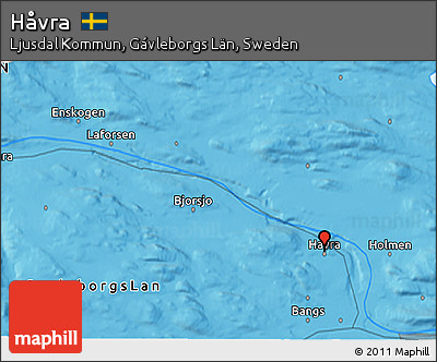 Political 3D Map of Håvra
