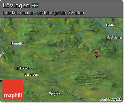 Satellite 3D Map of Lövingen