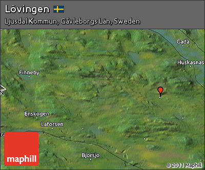 Satellite 3D Map of Lövingen