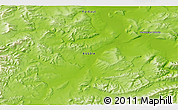 Physical 3D Map of the area around 62° 0' 21" N, 164° 58' 29" E