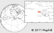 Blank Location Map of the area around 62° 0' 21" N, 166° 31' 30" W