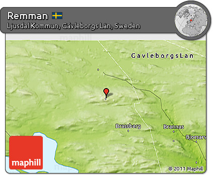 Physical 3D Map of Remman