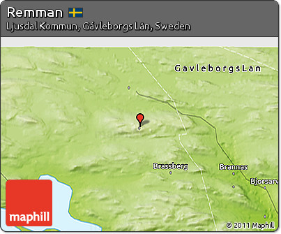 Physical 3D Map of Remman