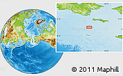 Physical Location Map of the area around 62° 0' 21" N, 172° 28' 29" W