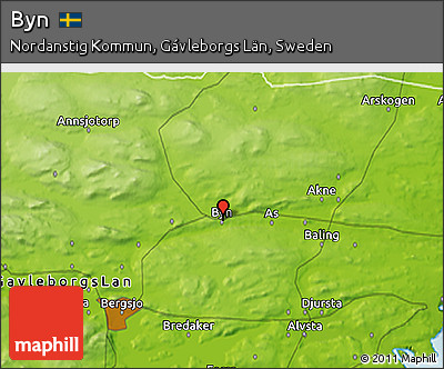 Physical 3D Map of Byn