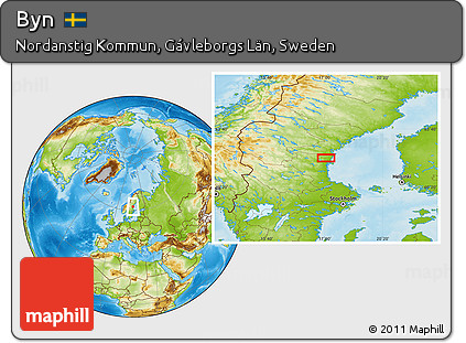 Physical Location Map of Byn