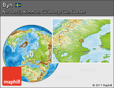 Physical Location Map of Byn