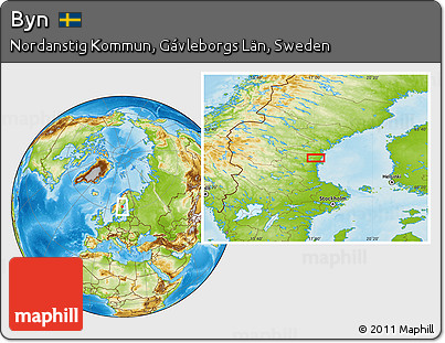 Physical Location Map of Byn