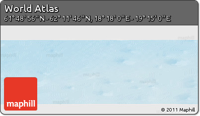 Physical Panoramic Map of the Area around 62° 0' 21" N, 18° 46' 29" E
