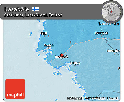 Political 3D Map of Kasaböle