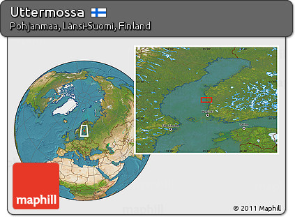 Satellite Location Map of Uttermossa